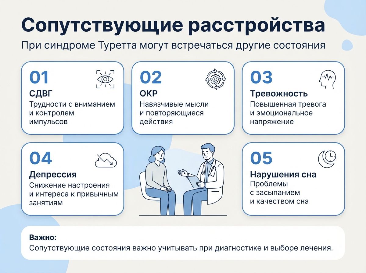 Лечение синдрома Туретта в Можайске инфографика
